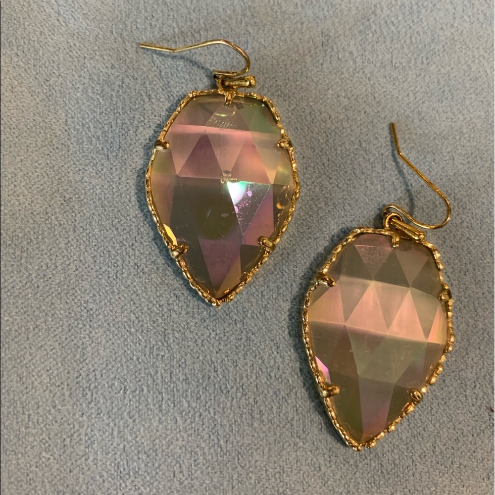 Kendra Scott good and translucent drop earrings